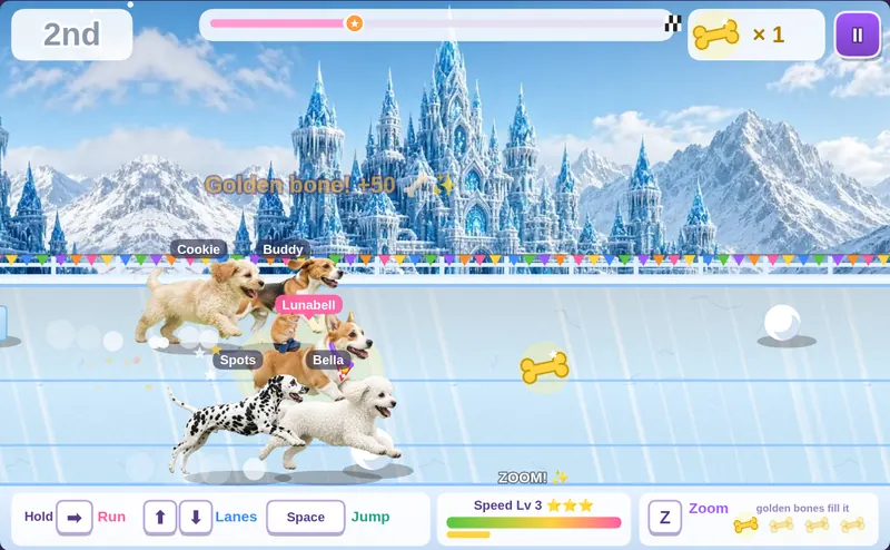A race on one of the 20 tracks